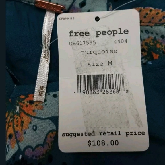 NWT Free People Tuscan Dreams tunic mini dress - Picture 6 of 8